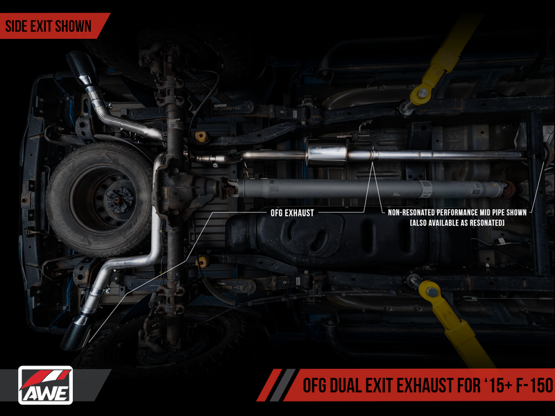 AWE 0FG Exhaust Suite FOR THE '15-'20 FORD F-150 ECOBOOST