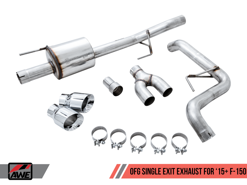 AWE 0FG Exhaust Suite FOR THE '15-'20 FORD F-150 ECOBOOST