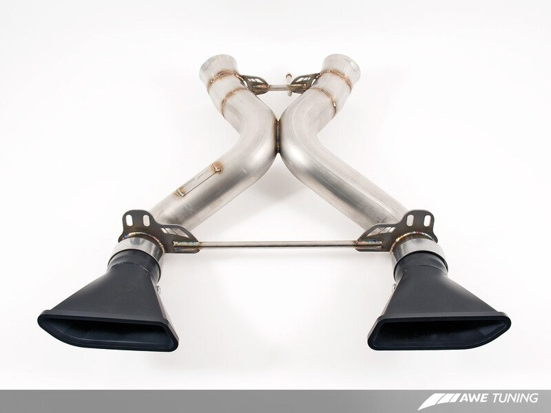 AWE Performance Exhaust For McLaren MP4-12C - Machined Tips