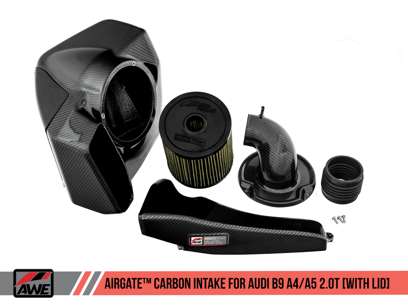 AWE AIRGATE CARBON INTAKE FOR AUDI B9/B9.5 A4 / A5 2.0T