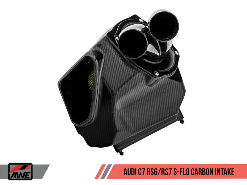 AWE S-FLO Carbon Intake For AUDI C7 RS 6 / RS 7 4.0T - CARB EO #D-832