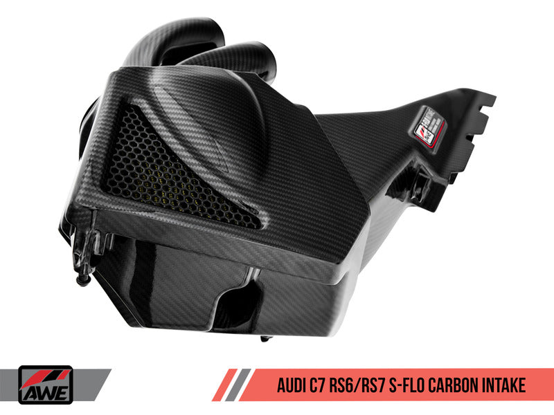 AWE S-FLO Carbon Intake For AUDI C7 RS 6 / RS 7 4.0T - CARB EO #D-832