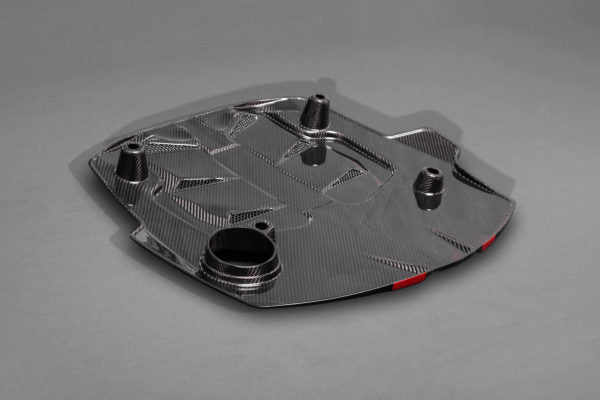 Capristo Carbon Fiber Engine Cover and Lock Cover Set To Suit Audi RS5 (F5) - 03AU00510006KG