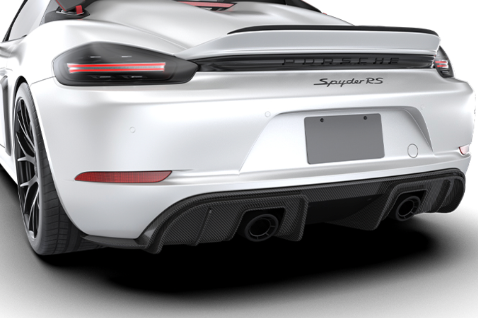 1016 Industries Porsche 718 Spyder RS Rear Diffuser (Carbon Fiber)