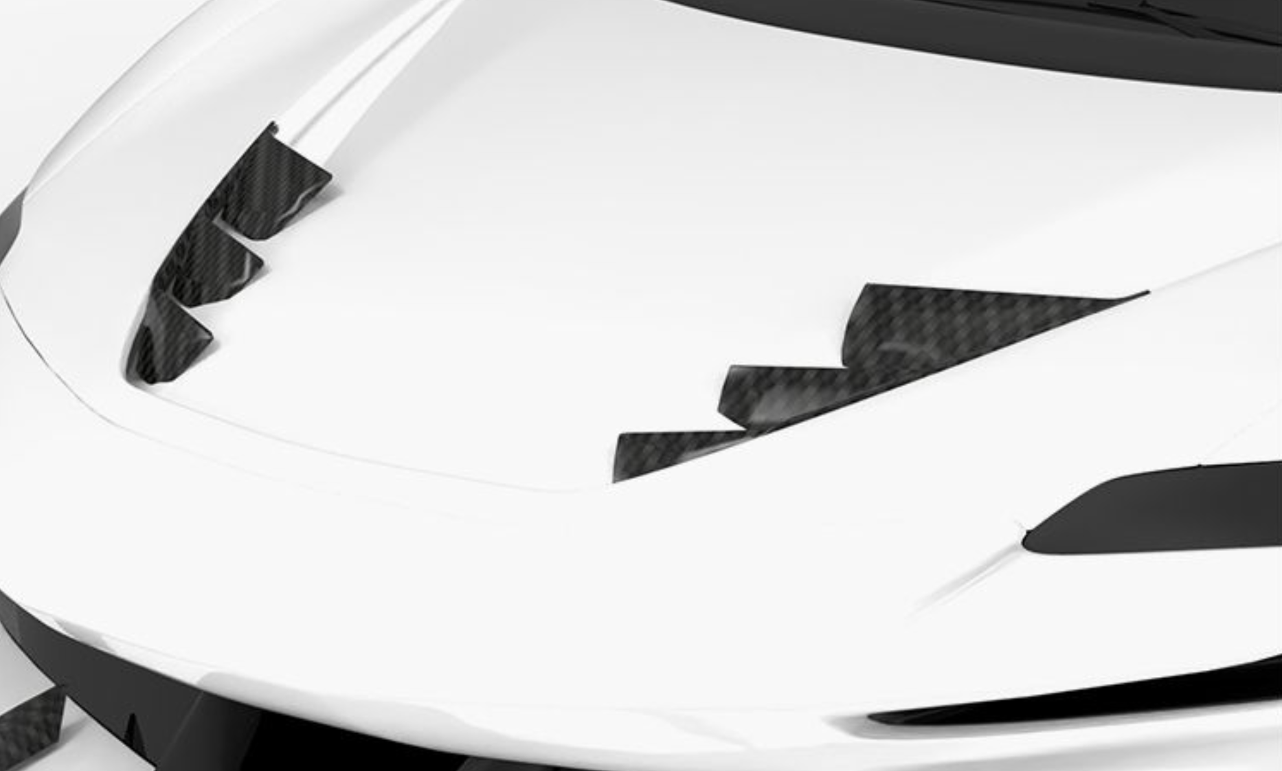1016 Industries Ferrari SF90 Hood Vents (Twill Carbon)