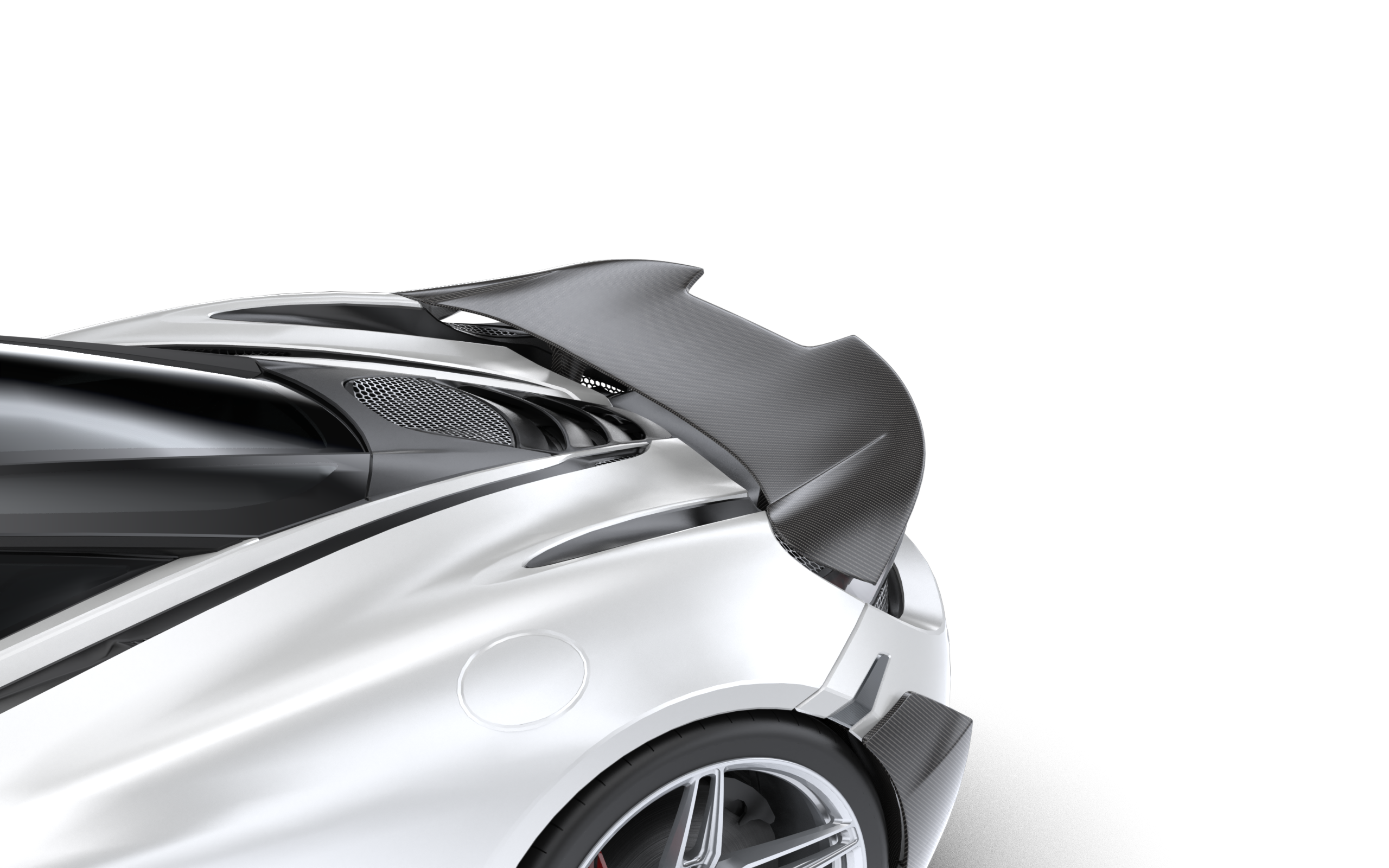 1016 Industries McLaren 720S 765 Style Rear Wing (Twill Carbon)