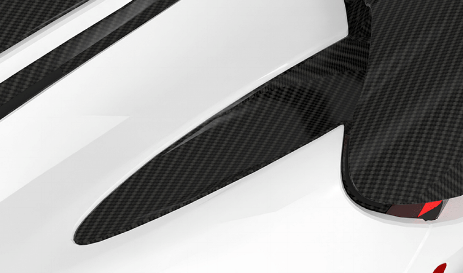 1016 Industries McLaren 720S Under Wing scoops (Twill Carbon)