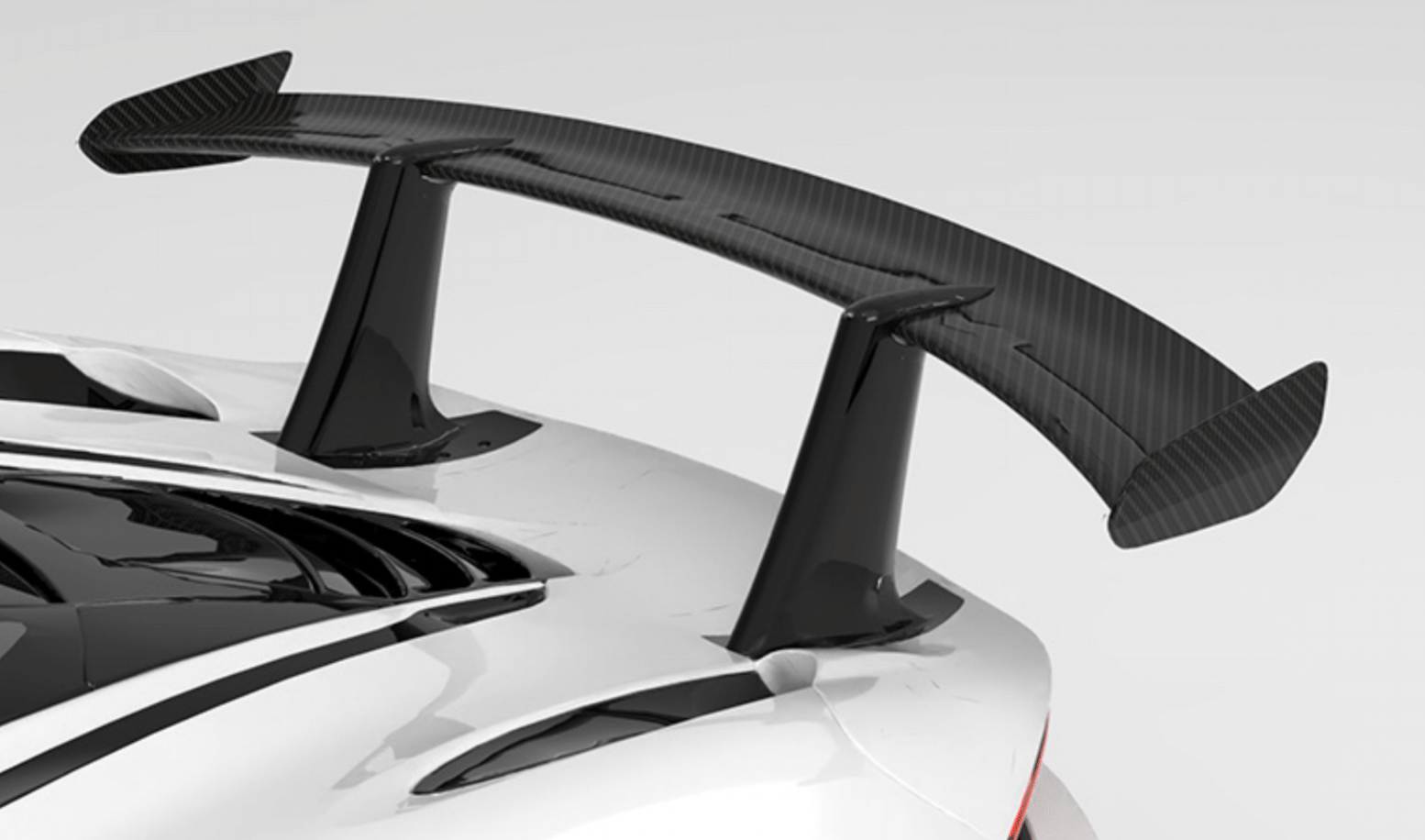 1016 Industries McLaren 720S V2 Fixed Rear Wing (Twill Carbon)