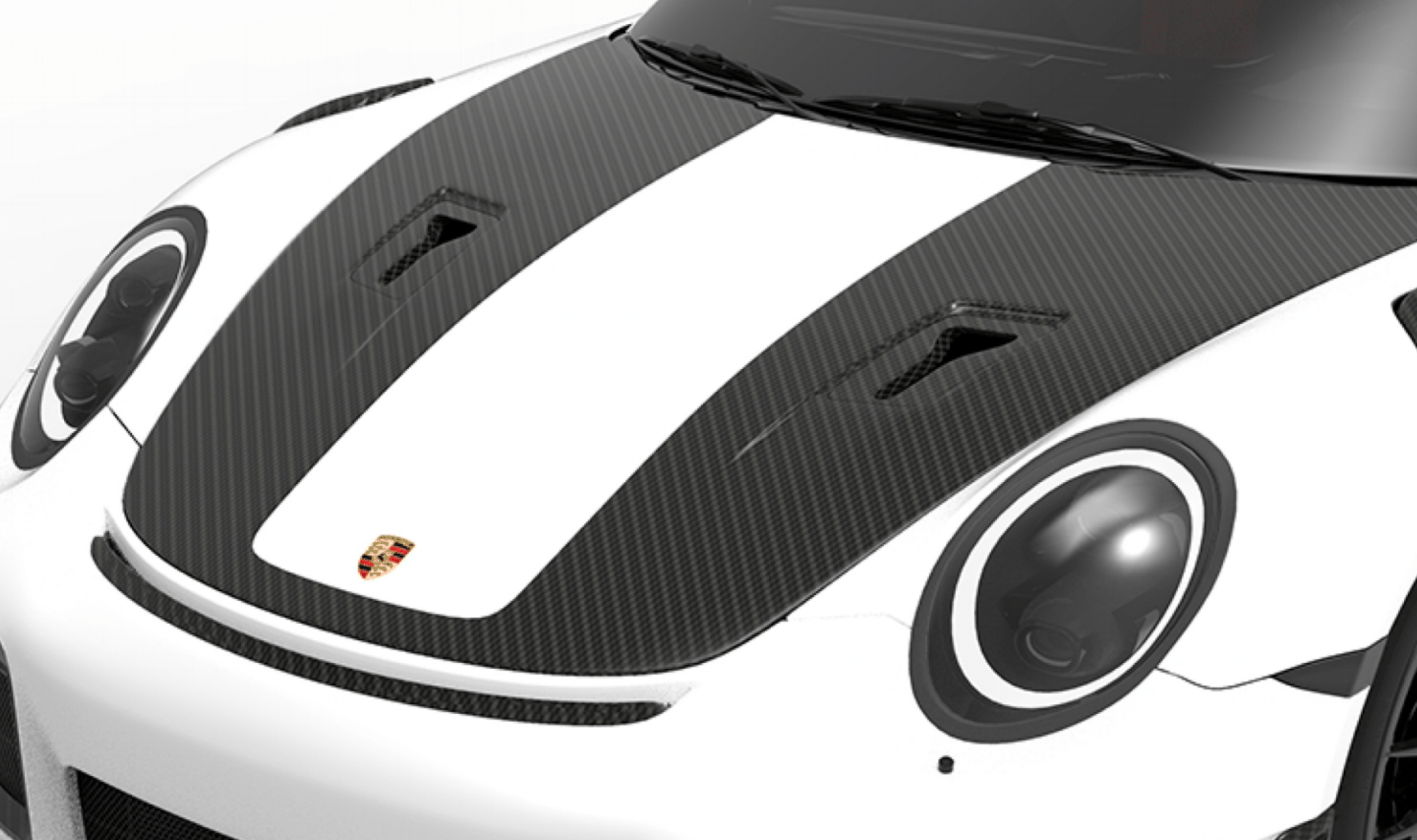1016 Industries Porsche 991.2 GT2 RS Hood (Twill Carbon)