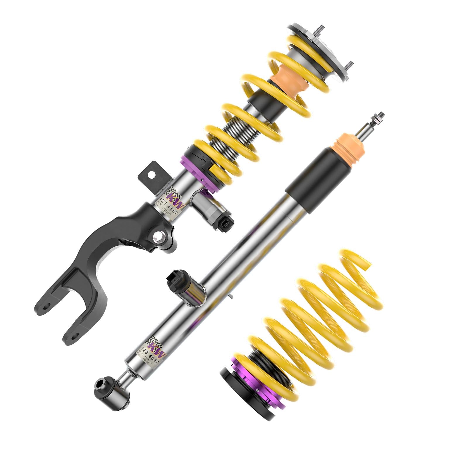 KW DDC - Plug & Play coilovers inox Tesla Model Y 01/2025