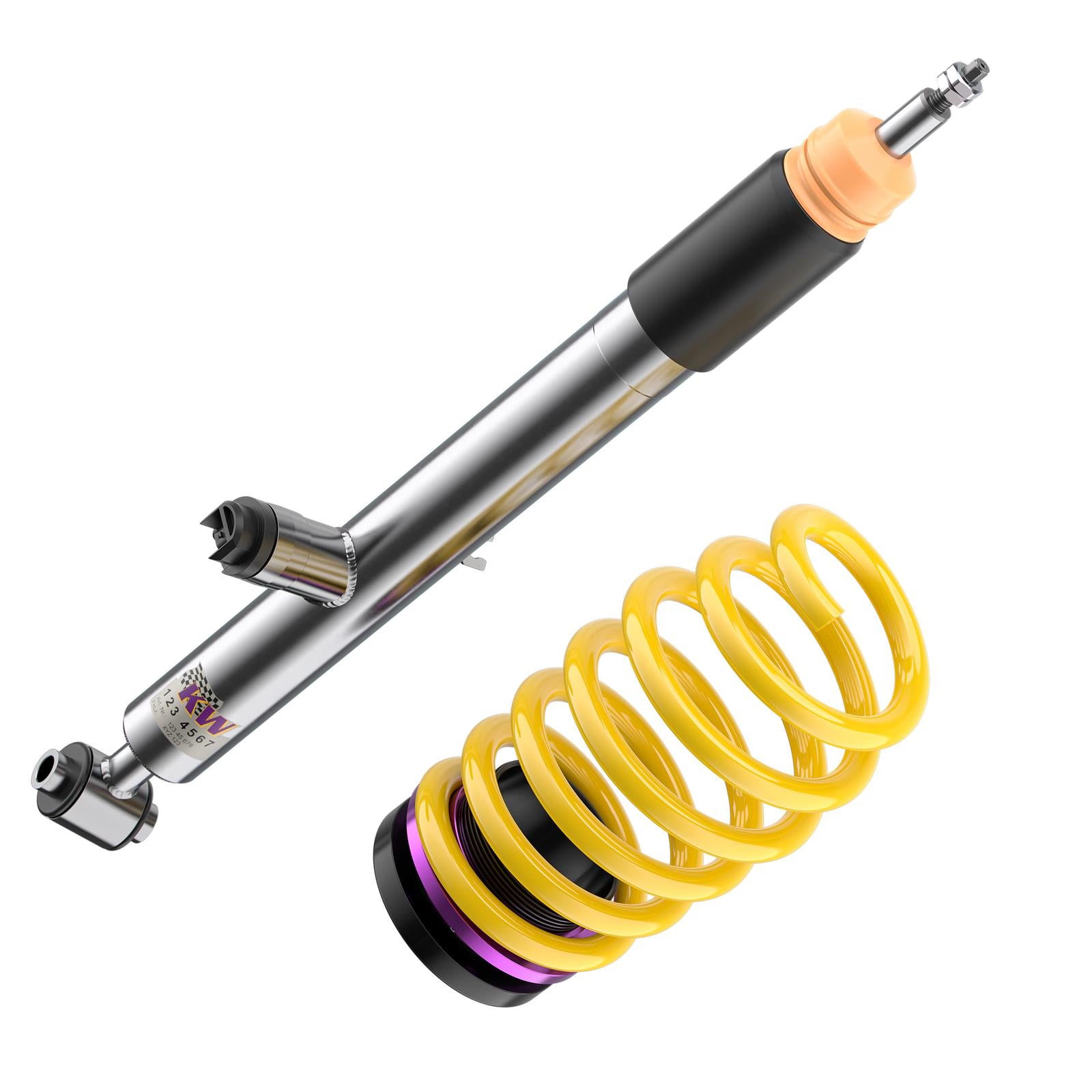 KW DDC - Plug & Play coilovers inox Tesla Model Y 01/2025
