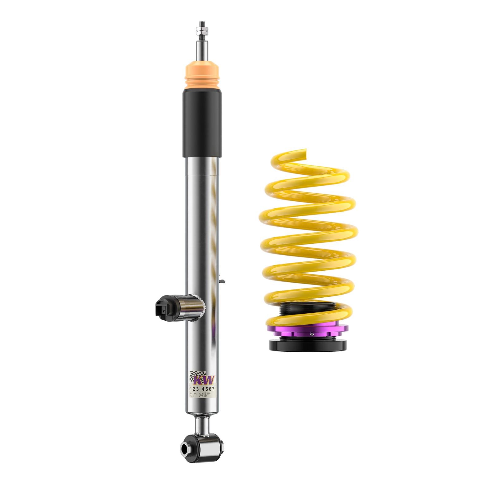 KW DDC - Plug & Play coilovers inox Tesla Model Y 01/2025