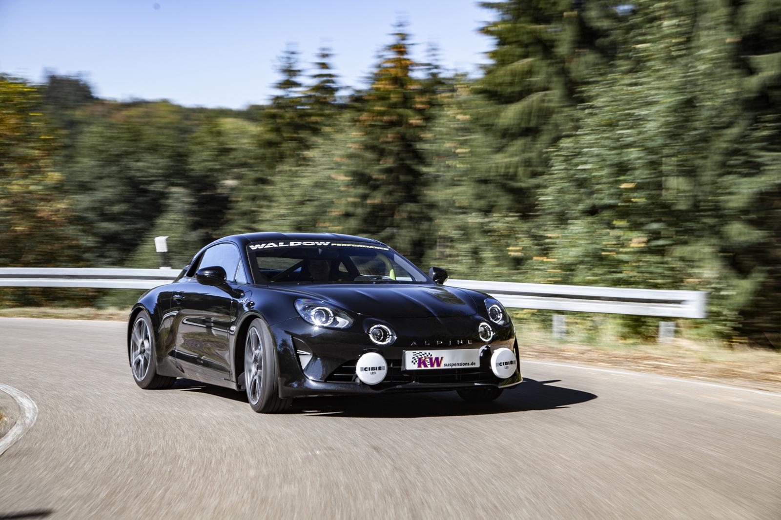 KW Coilover suspension V3 inox ALPINE A110 II 12/2017-