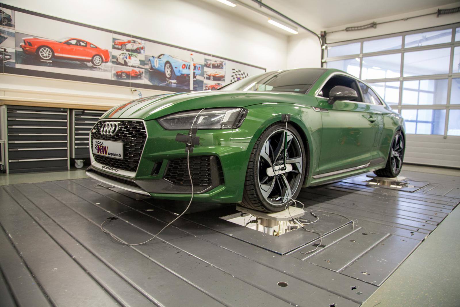 KW Coilover suspension V3 inox (incl. deactivation for electronic dampers) AUDI A5 (F53, F5P) 06/2016- (352100CJ)