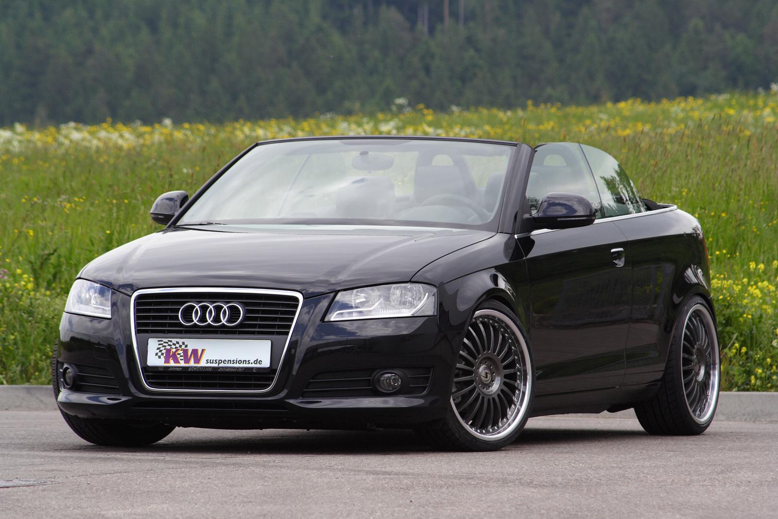 KW Coilover suspension V3 inox AUDI A3 Convertible (8P7) 04/2008-05/2013