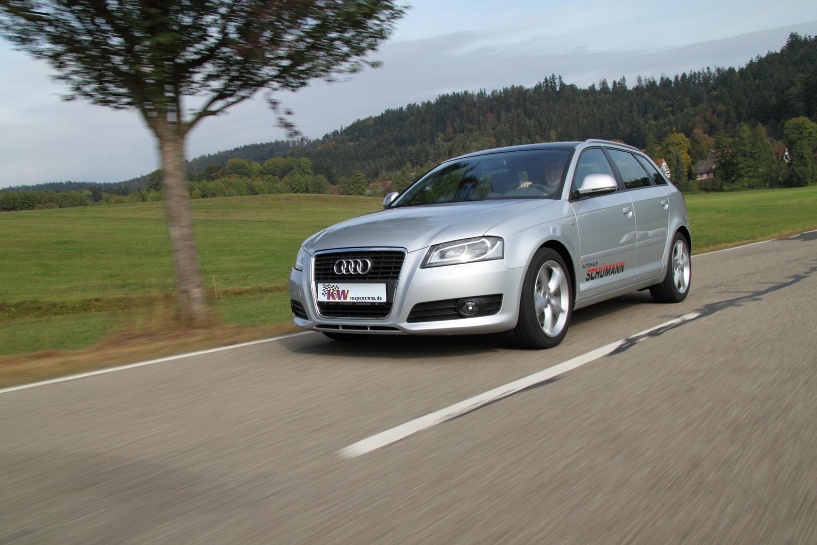 KW Coilover suspension V2 comfort (incl. deactivation for electronic dampers) AUDI A3 Sportback (8PA) 09/2004-12/2015 (18010100)