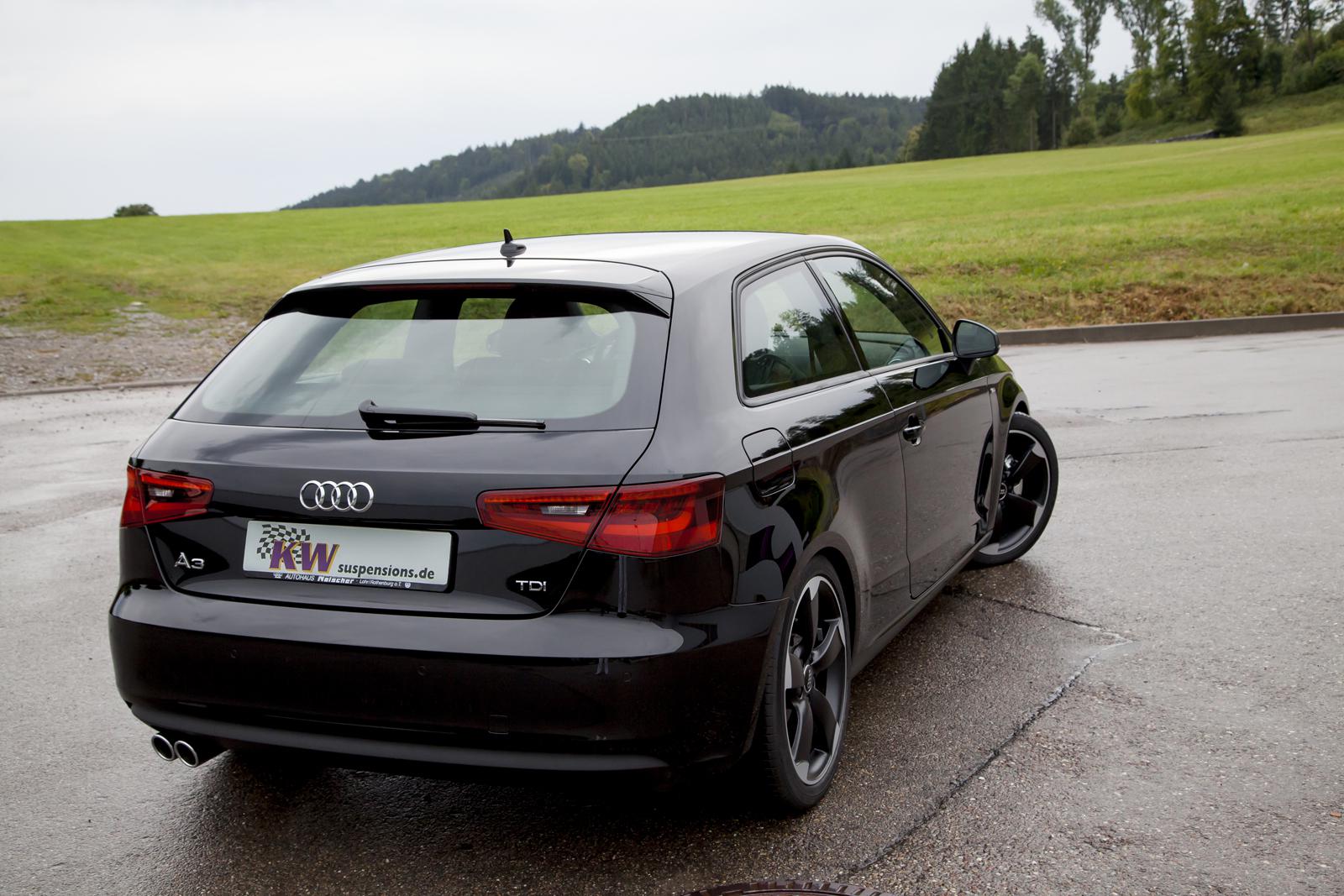 KW Coilover suspension V3 Clubsport incl. fa top mounts AUDI A3 (8V1, 8VK) 04/2012- (3528080N)