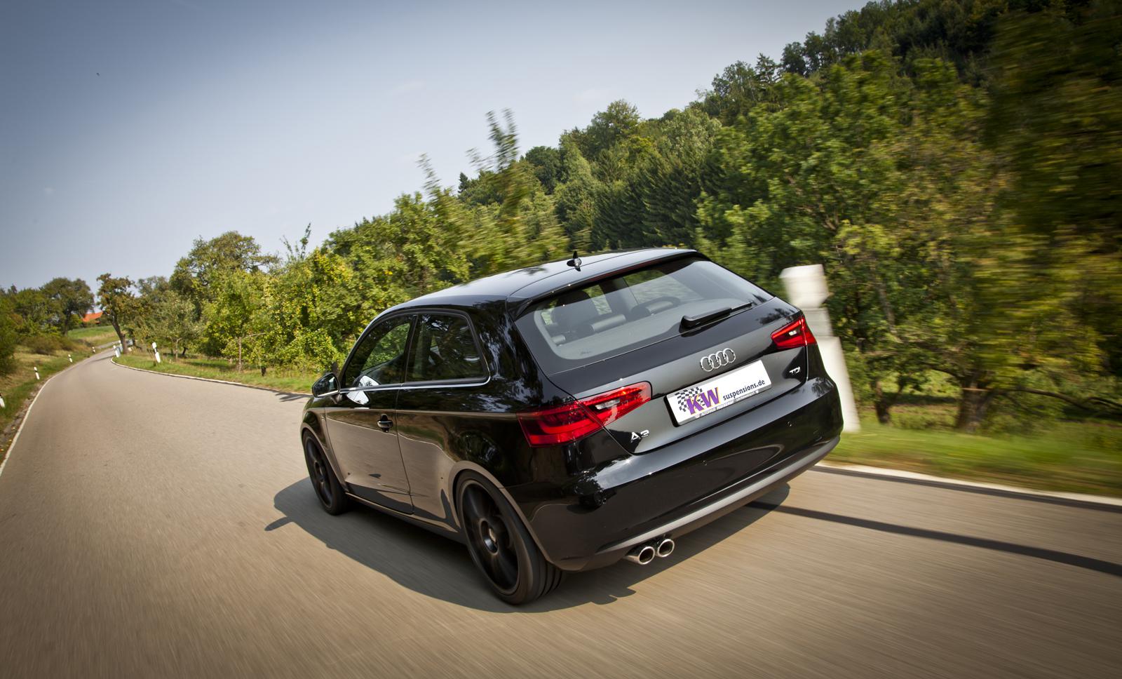 KW Coilover suspension V1 inox AUDI A3 (8V1, 8VK) 04/2012- (1021000P)