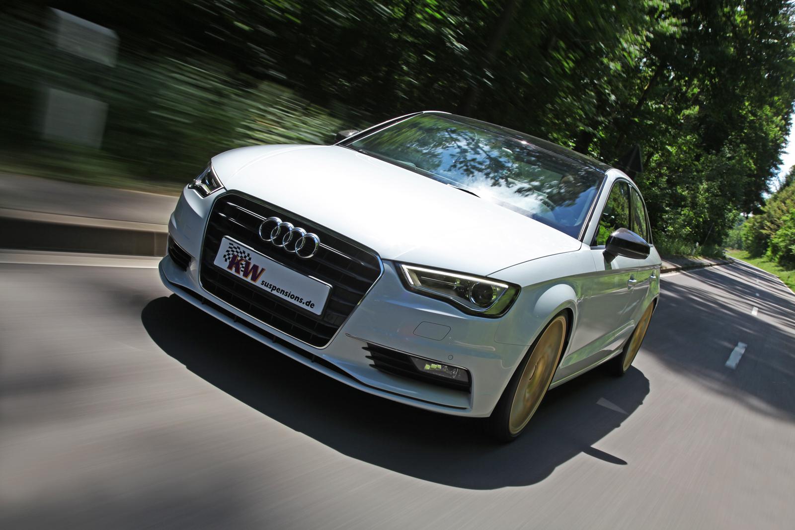 KW Coilover suspension V3 Clubsport incl. fa top mounts AUDI A3 (8V1, 8VK) 04/2012- (3528080N)