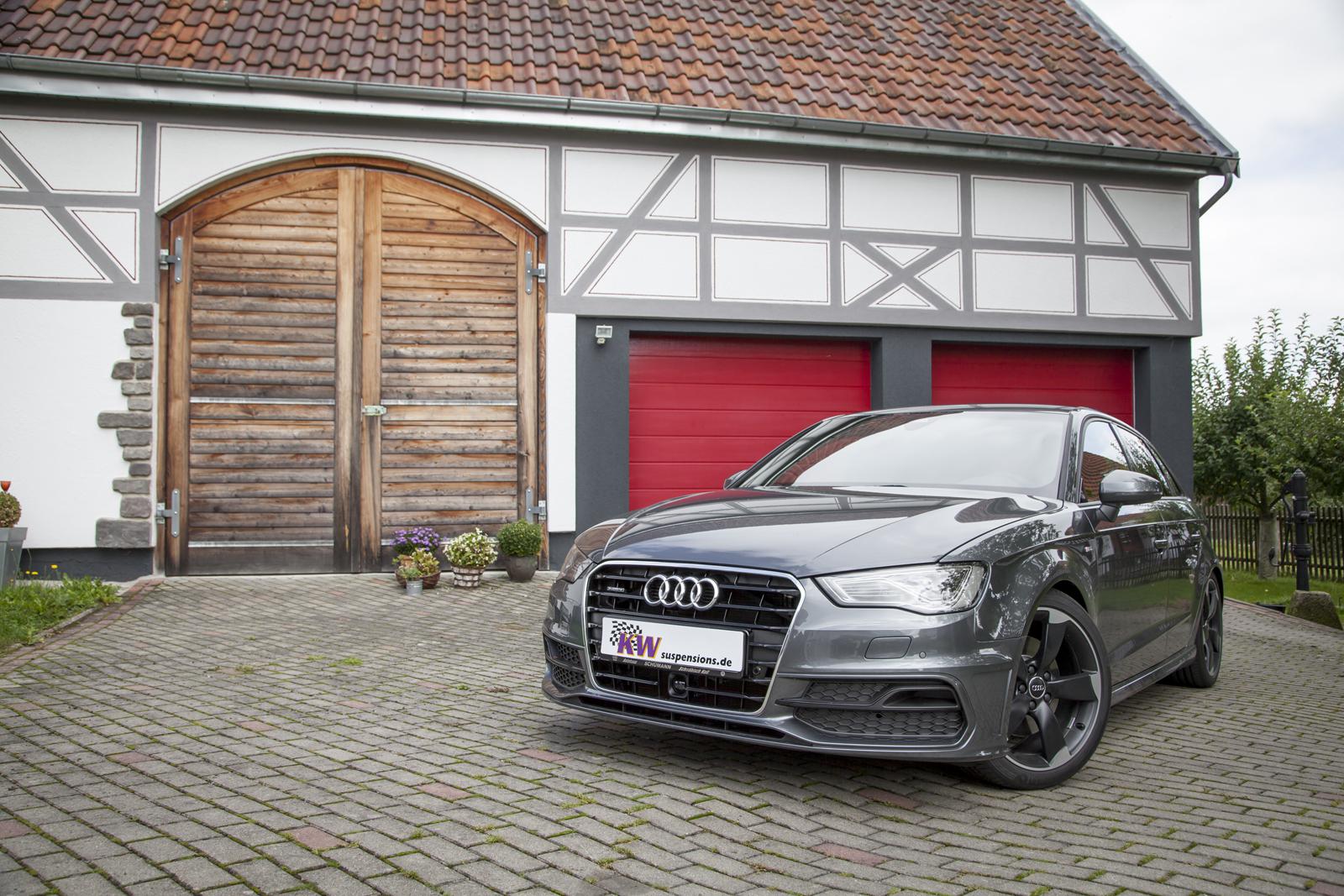 KW Coilover suspension V3 Clubsport incl. fa top mounts AUDI A3 (8V1, 8VK) 04/2012- (3528080N)