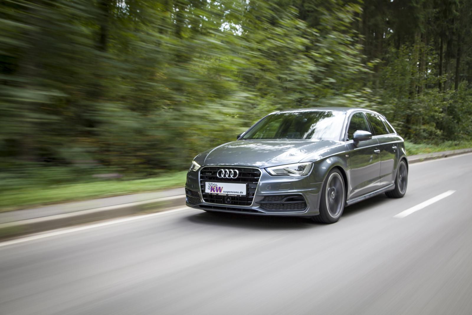 KW Coilover suspension V3 Clubsport incl. fa top mounts AUDI A3 (8V1, 8VK) 04/2012- (3528080N)