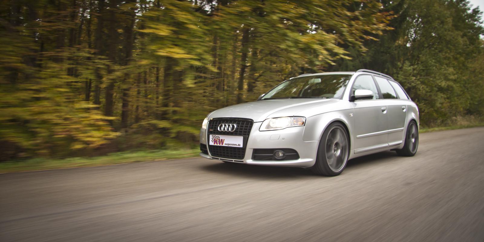 KW Coilover suspension V1 inox AUDI A4 (8E2, B6) 11/2000-12/2005 (10210029)