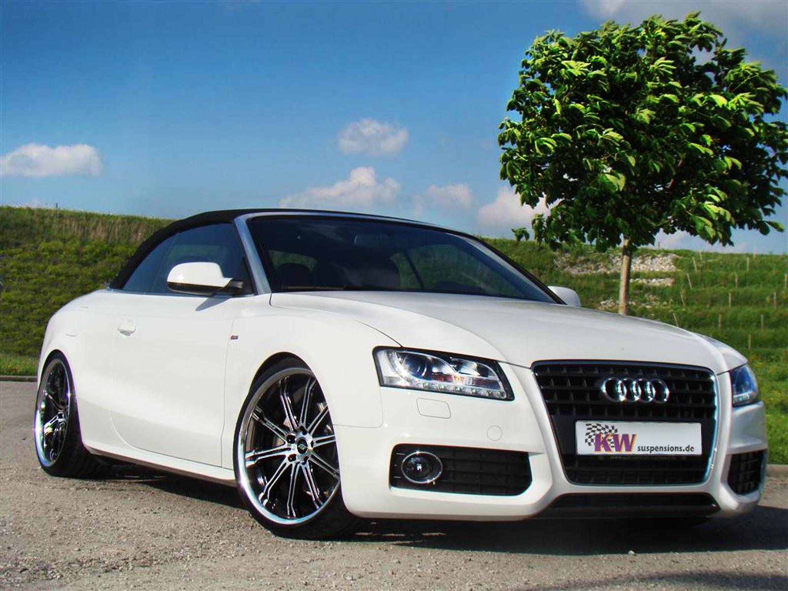 KW Coilover suspension V2 inox (incl. deactivation for electronic dampers) AUDI A5 Sportback (8TA) 07/2007-01/2017