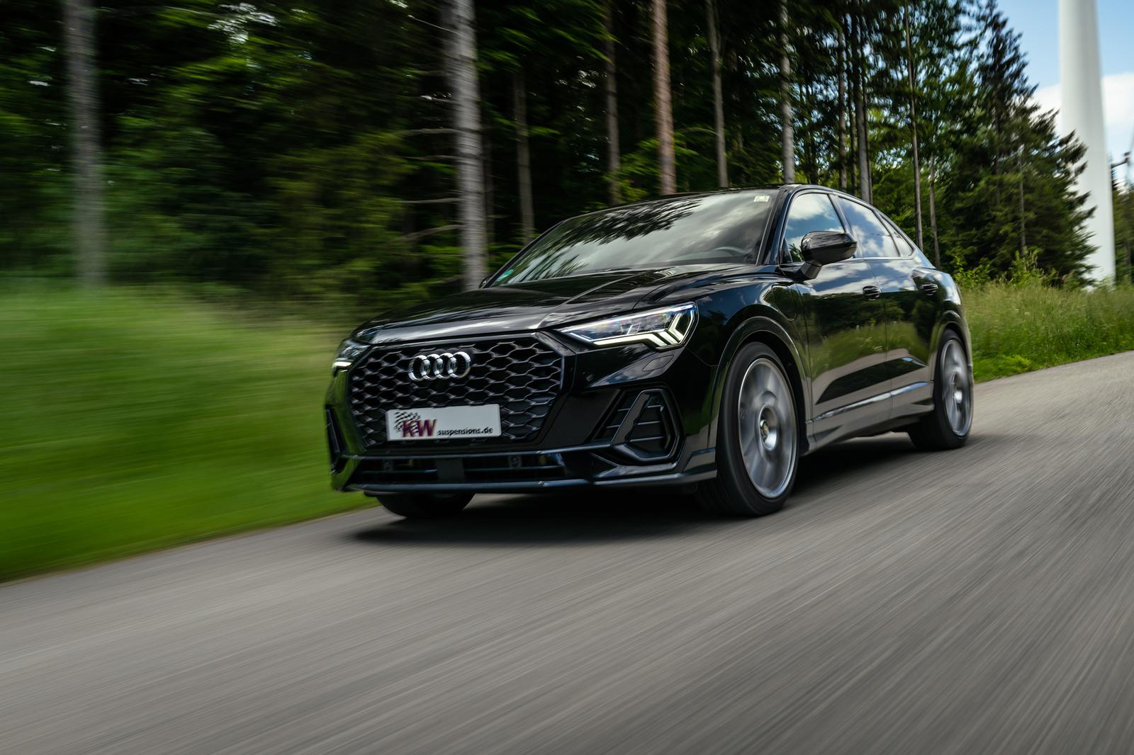 KW Coilover suspension V3 inox (incl. deactivation for electronic dampers) AUDI Q3 (F3B) 07/2018-