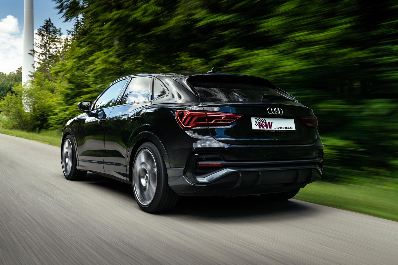 KW Coilover suspension V3 inox (incl. deactivation for electronic dampers) AUDI Q3 (F3B) 07/2018-