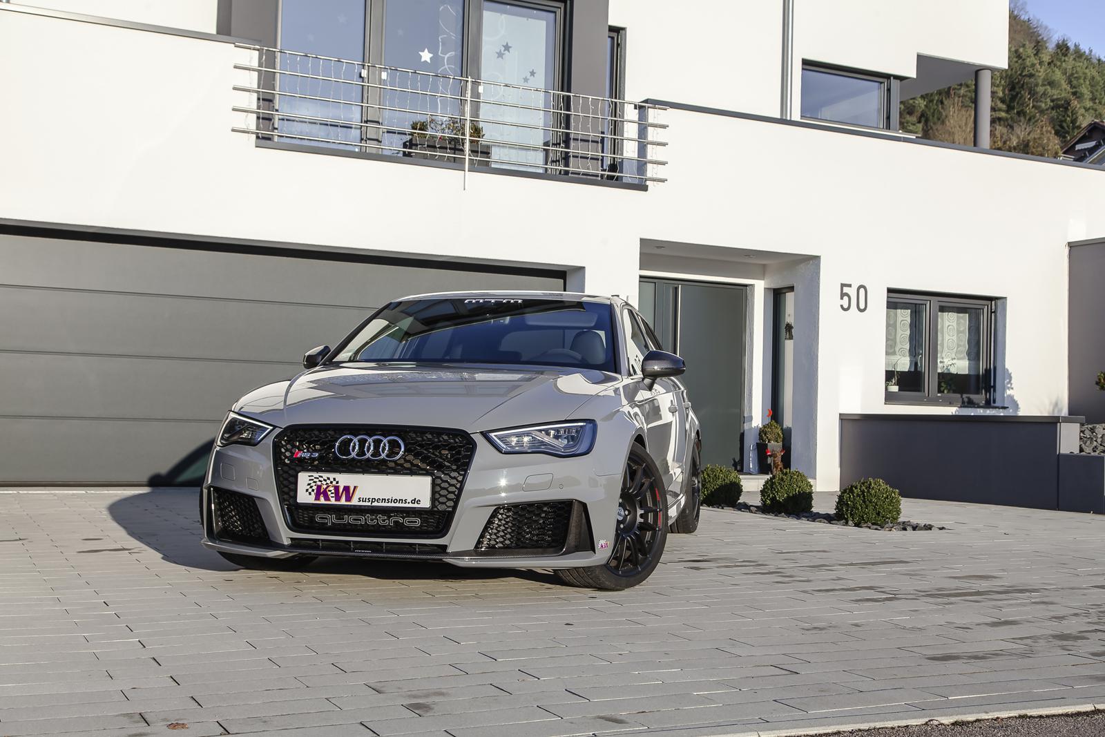KW Coilover suspension V4 Clubsport incl. top mounts AUDI A3 Sportback (8VA, 8VF) 09/2012-