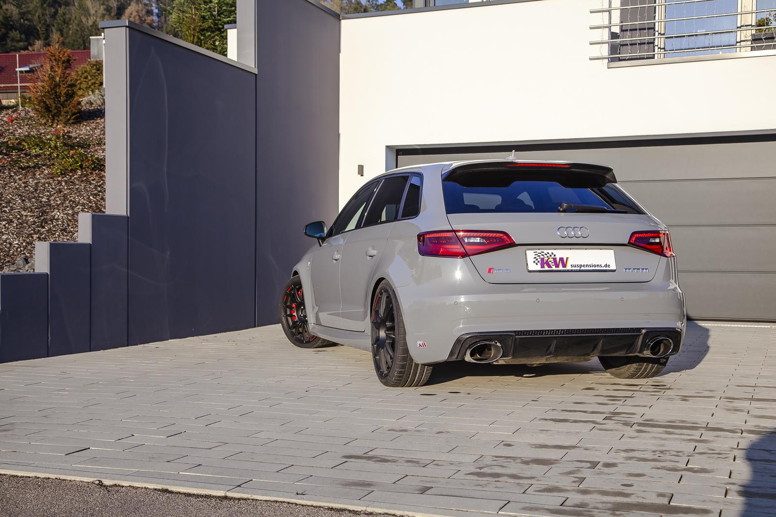KW Coilover suspension V3 inox AUDI A3 Sportback (8VA, 8VF) 09/2012-