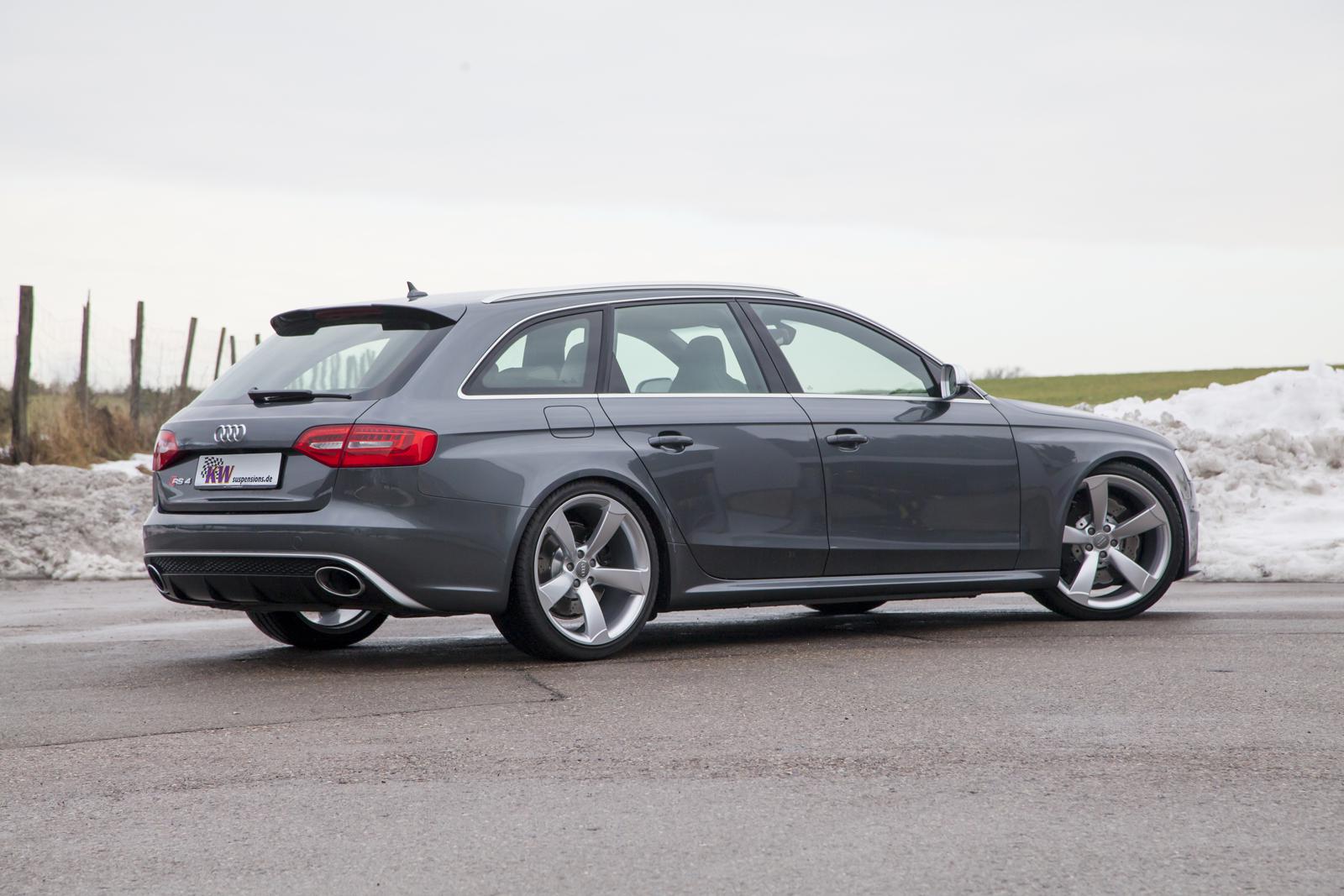 KW Coilover suspension V3 inox (incl. deactivation for electronic dampers) AUDI A4 Avant (8K5, B8) 11/2007-12/2015 (3521000R)