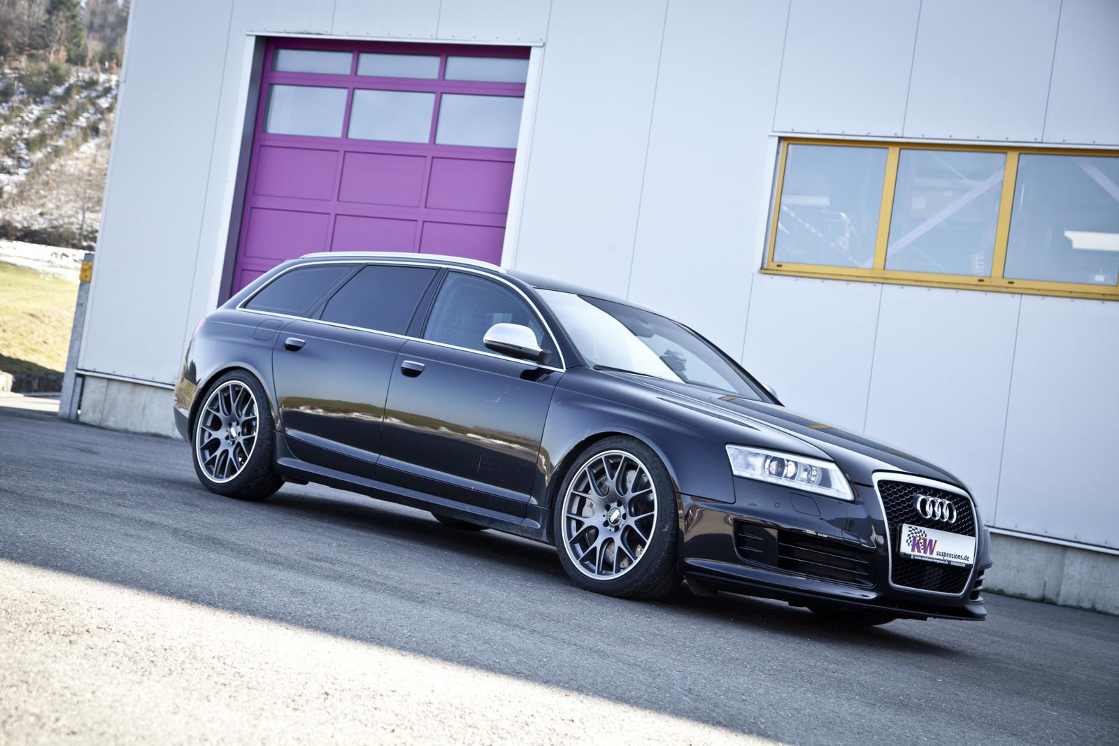 KW Coilover suspension V3 inox (incl. deactivation for electronic dampers) AUDI A6 Avant (4F5, C6) 11/2004-08/2011