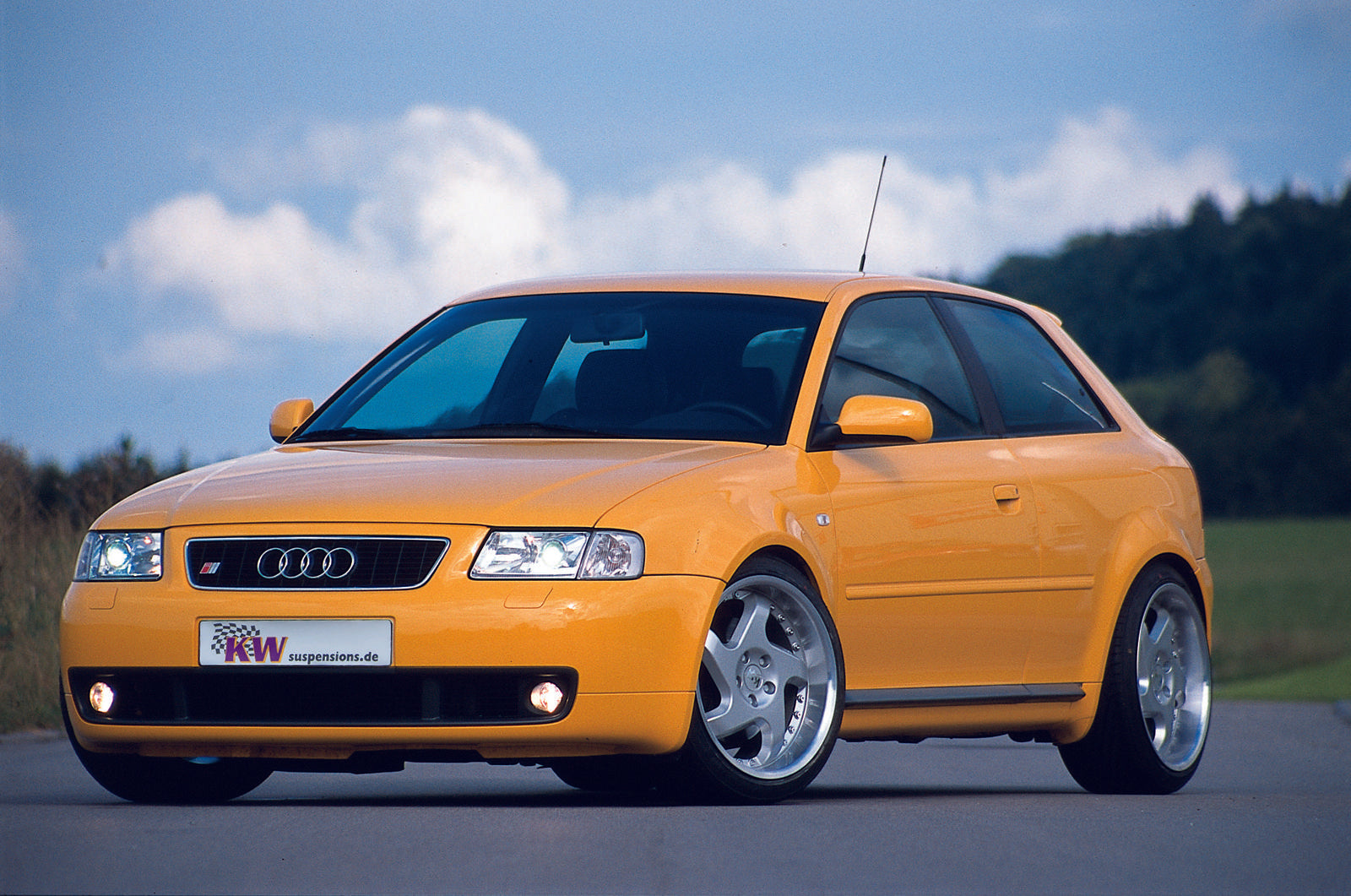 KW Coilover suspension V3 inox AUDI A3 (8L1) 09/1996-09/2006