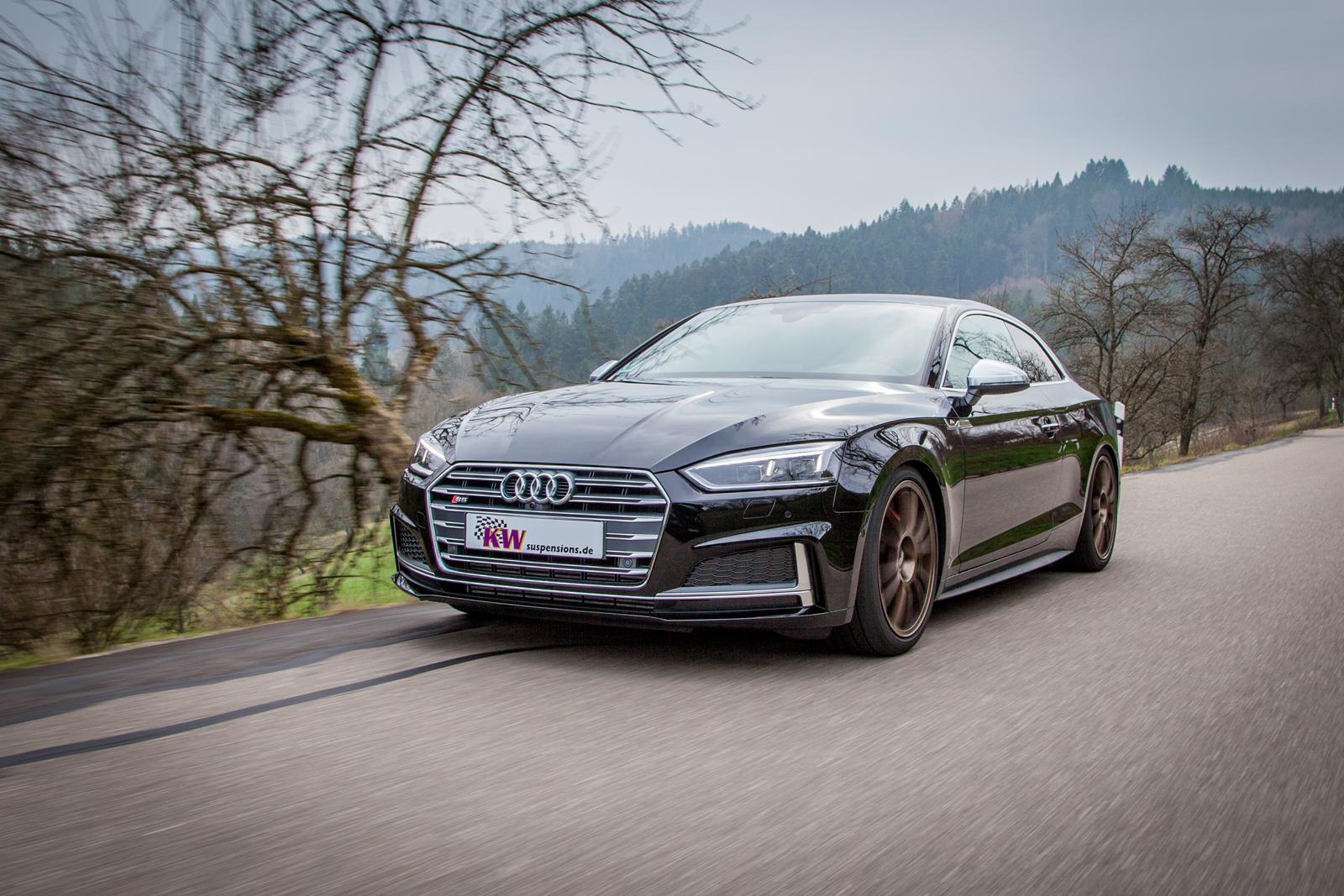 KW Coilover suspension V3 inox (incl. deactivation for electronic dampers) AUDI A5 (F53, F5P) 06/2016- (352100BR)