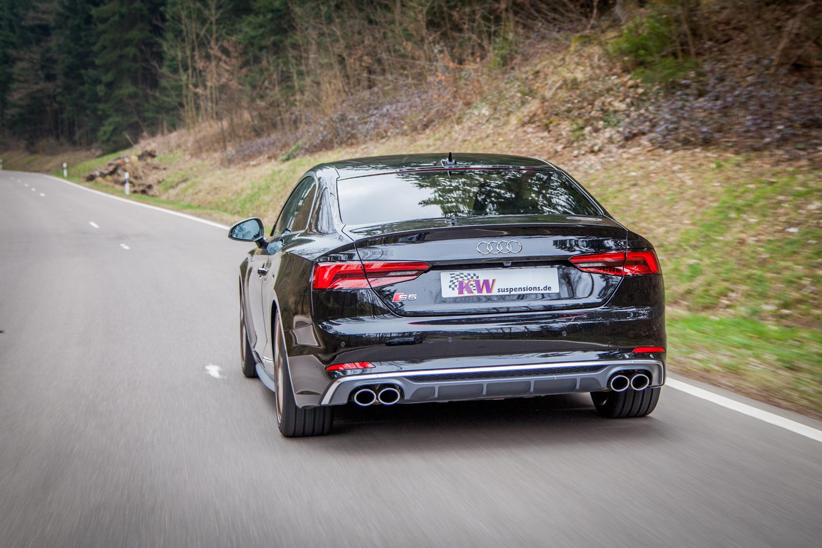 KW Coilover suspension V3 inox (incl. deactivation for electronic dampers) AUDI A5 (F53, F5P) 06/2016- (352100BR)