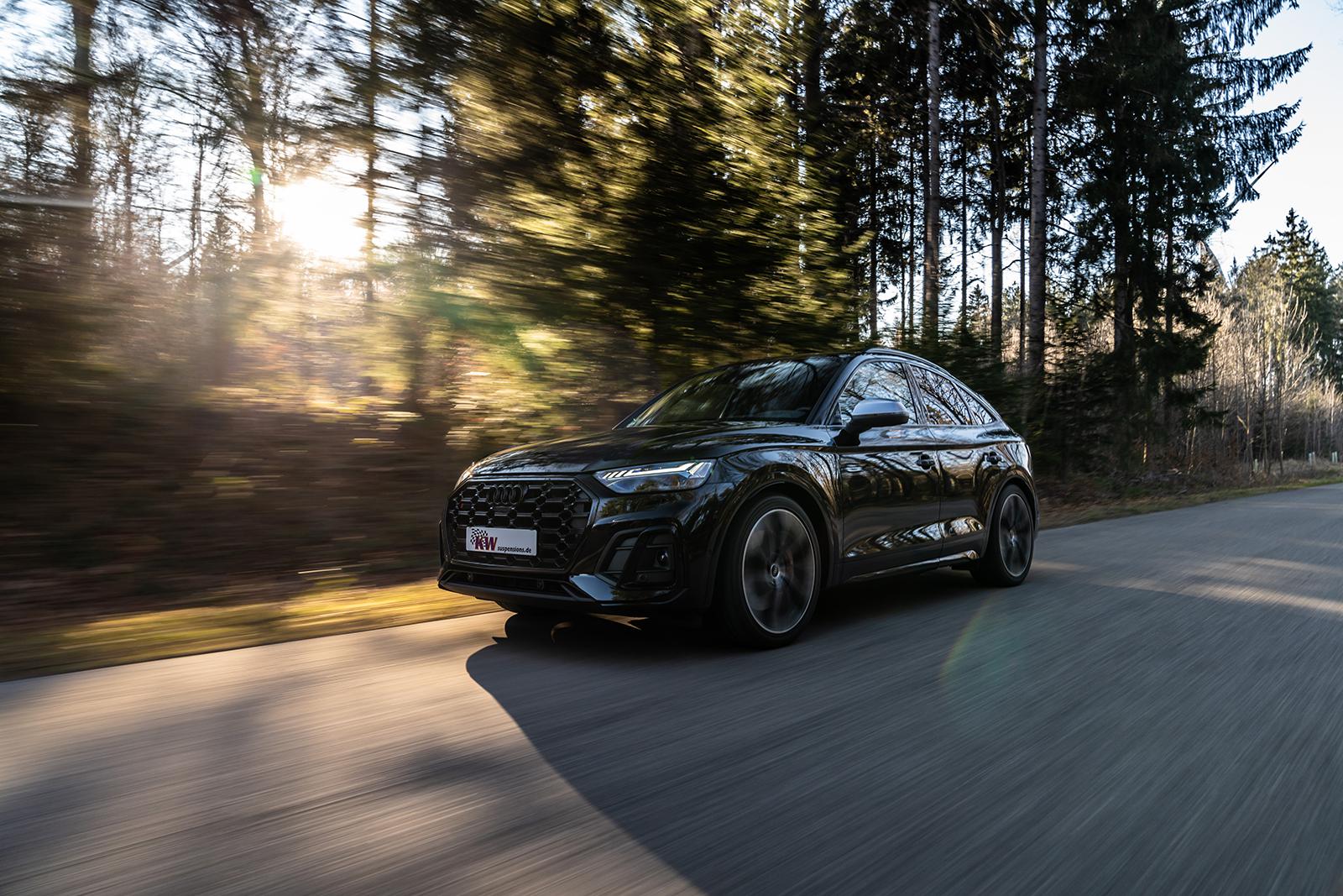 KW Coilover suspension V1 inox (incl. deactivation for electronic dampers) AUDI Q5 (FYB) 05/2016- (102100DQ)