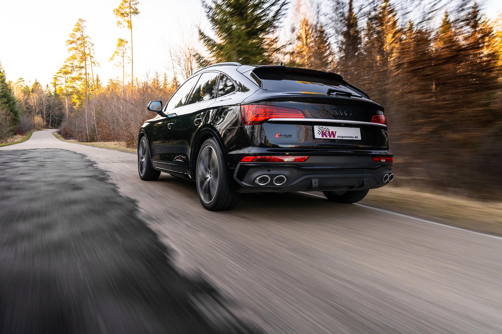 KW Coilover suspension V1 inox (incl. deactivation for electronic dampers) AUDI Q5 (FYB) 05/2016- (102100DQ)