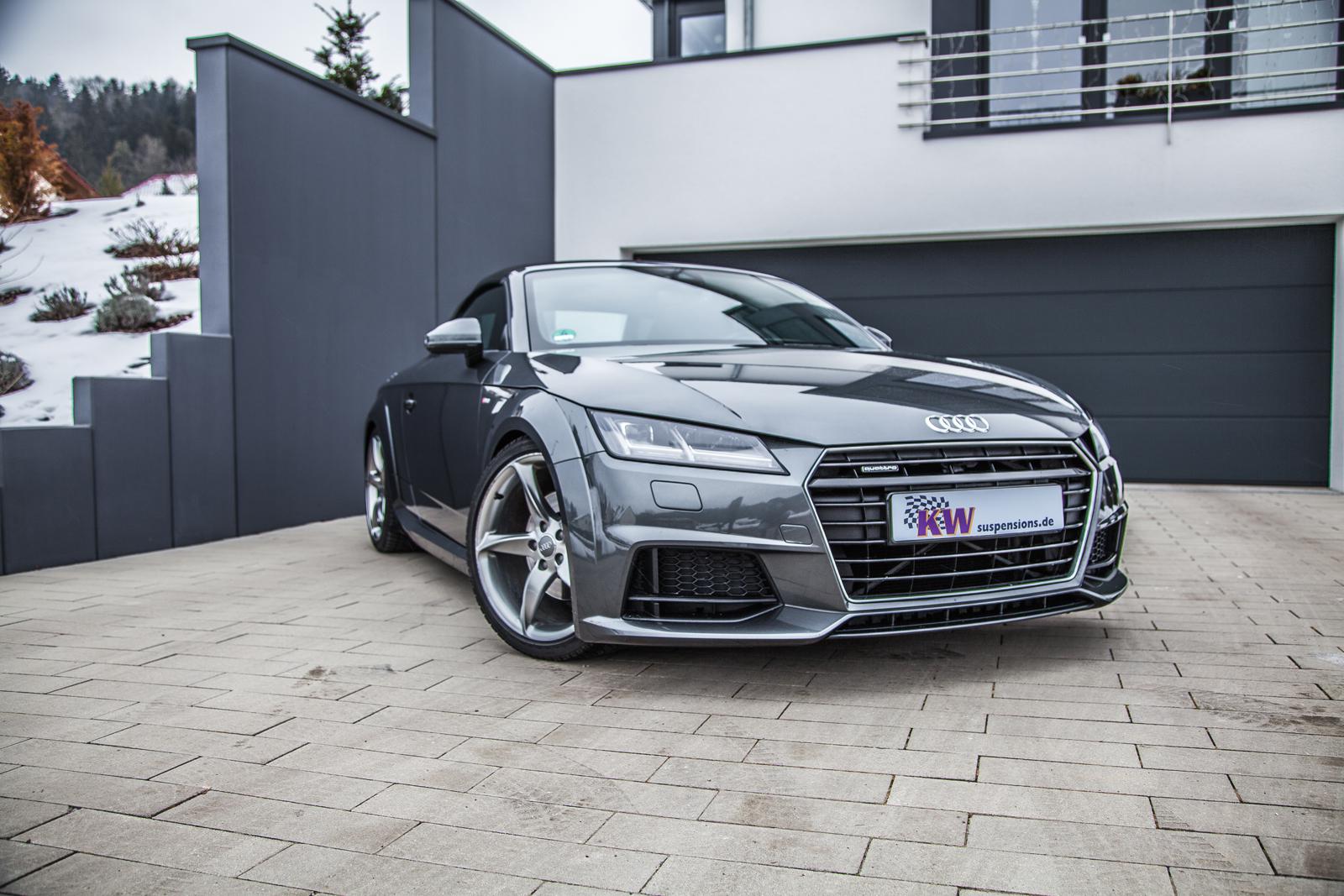 KW Coilover suspension V3 inox (incl. deactivation for electronic dampers) AUDI TT (FV3, FVP) 07/2014-