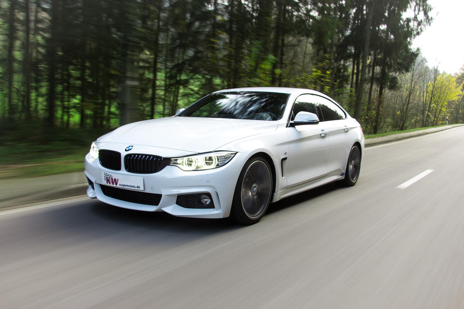 KW Coilover suspension V2 inox (incl. deactivation for electronic dampers) BMW 4 Gran Coupe (F36) 03/2014-
