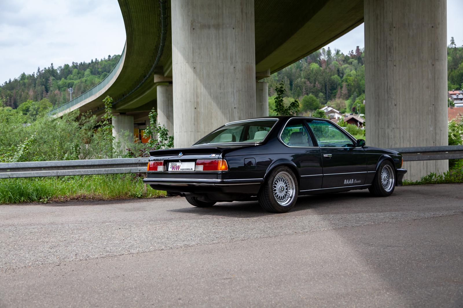 KW Coilover suspension V3 (Modification of the fa strut housing) for BMW Series 6 E24