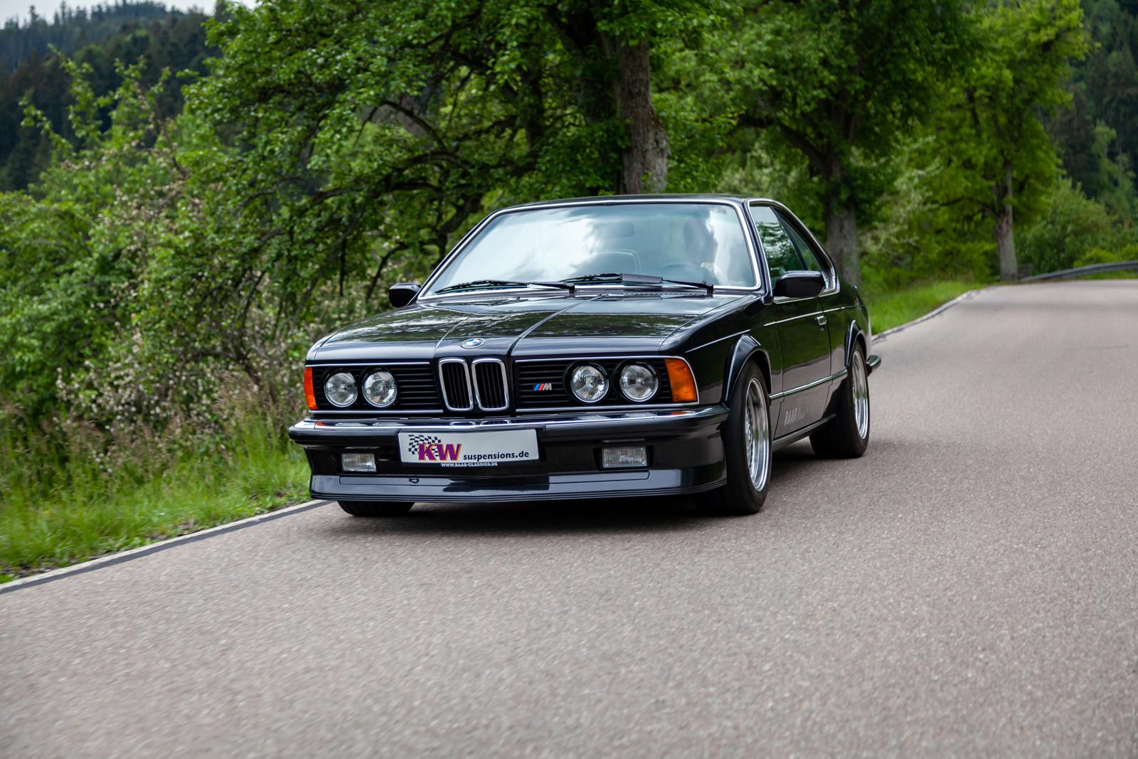 KW Coilover suspension V3 (Modification of the fa strut housing) for BMW Series 6 E24