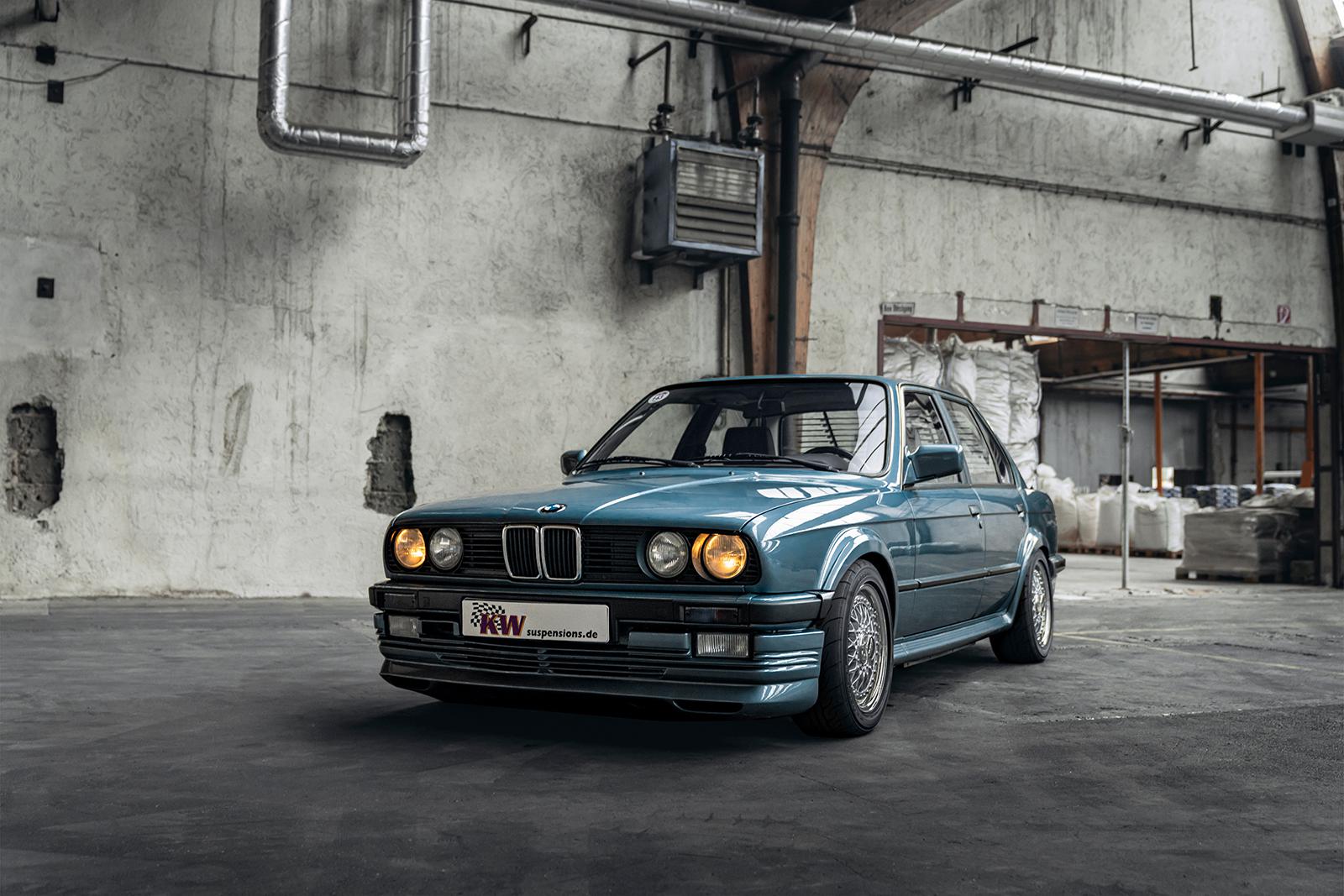 KW Coilover suspension V3 (FA struts in exchange) for BMW 3 (E30) 3/1, 3/A, M3 09/1982-03/1992