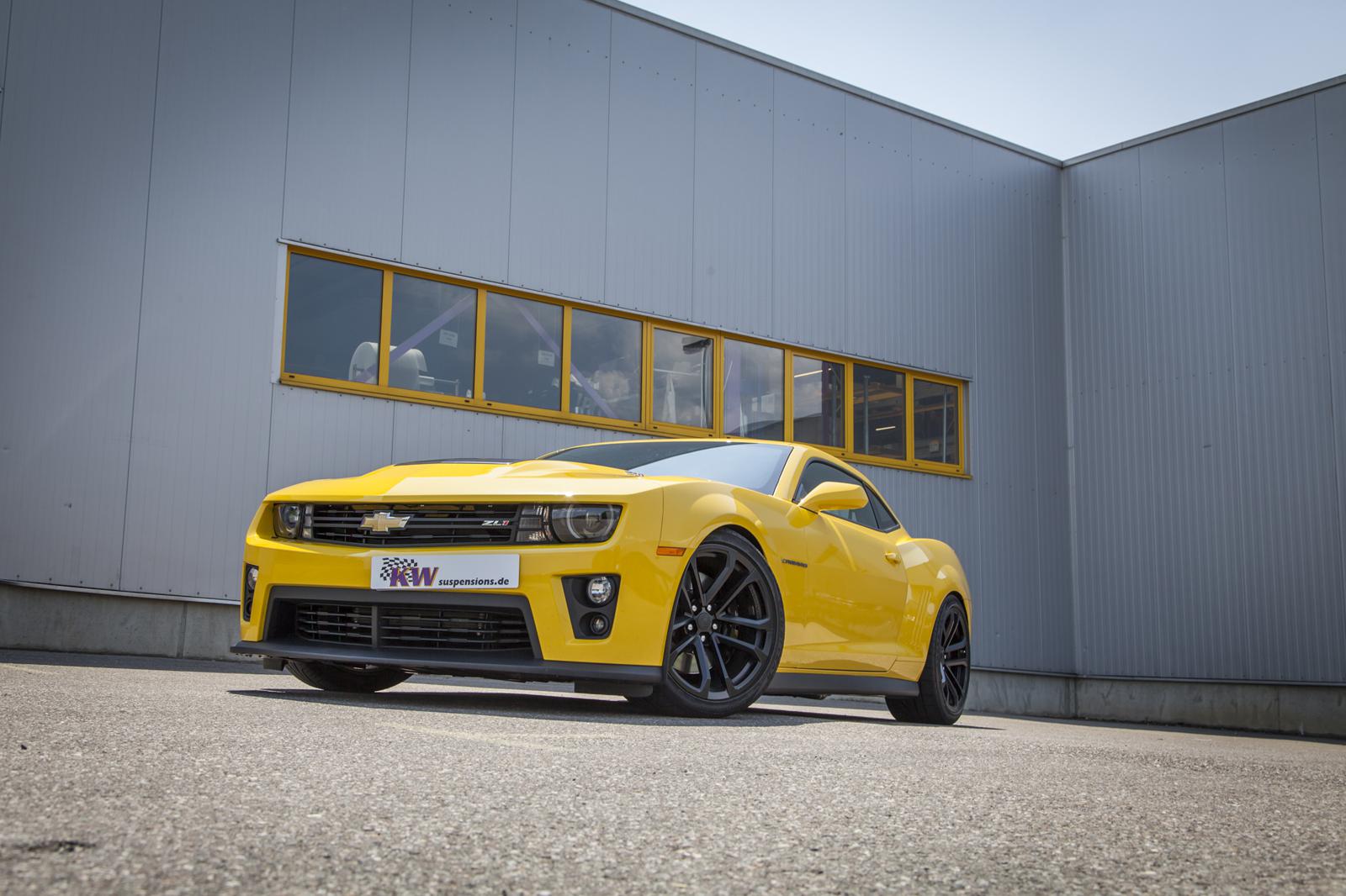 KW Coilover suspension V3 inox (incl. deactivation for electronic dampers) CHEVROLET CAMARO 09/2015-