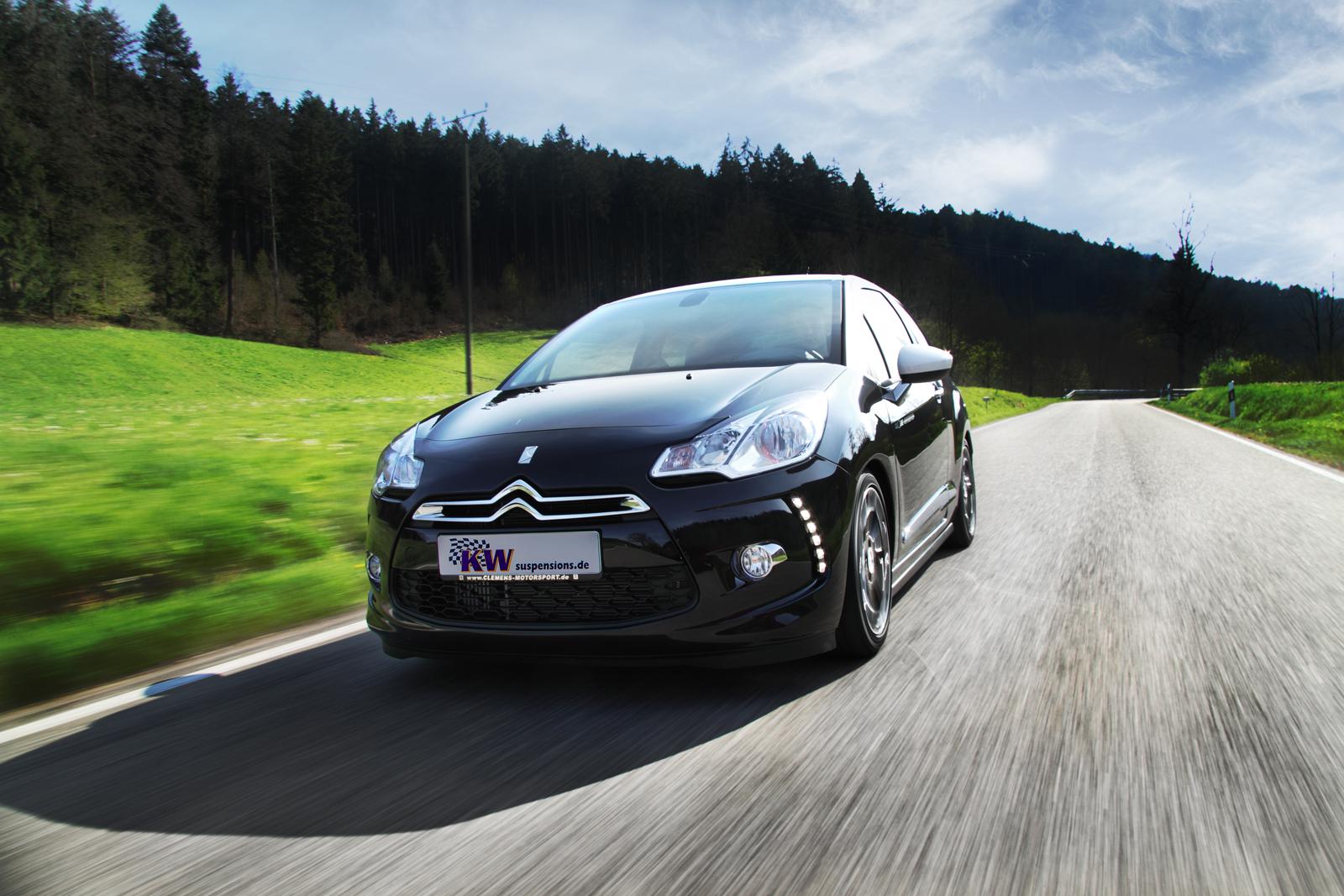 KW Coilover suspension V3 inox DS DS 3 04/2015-07/2019