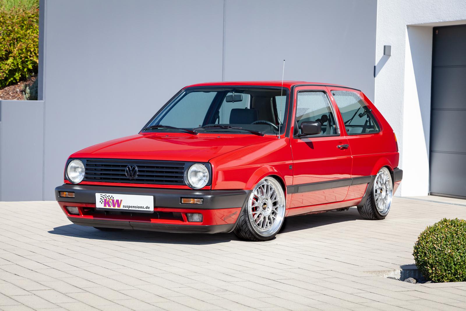 KW Coilover suspension V3 Clubsport incl. top mounts VW GOLF Mk II (19E, 1G1) 08/1983-12/1992 (35280802)