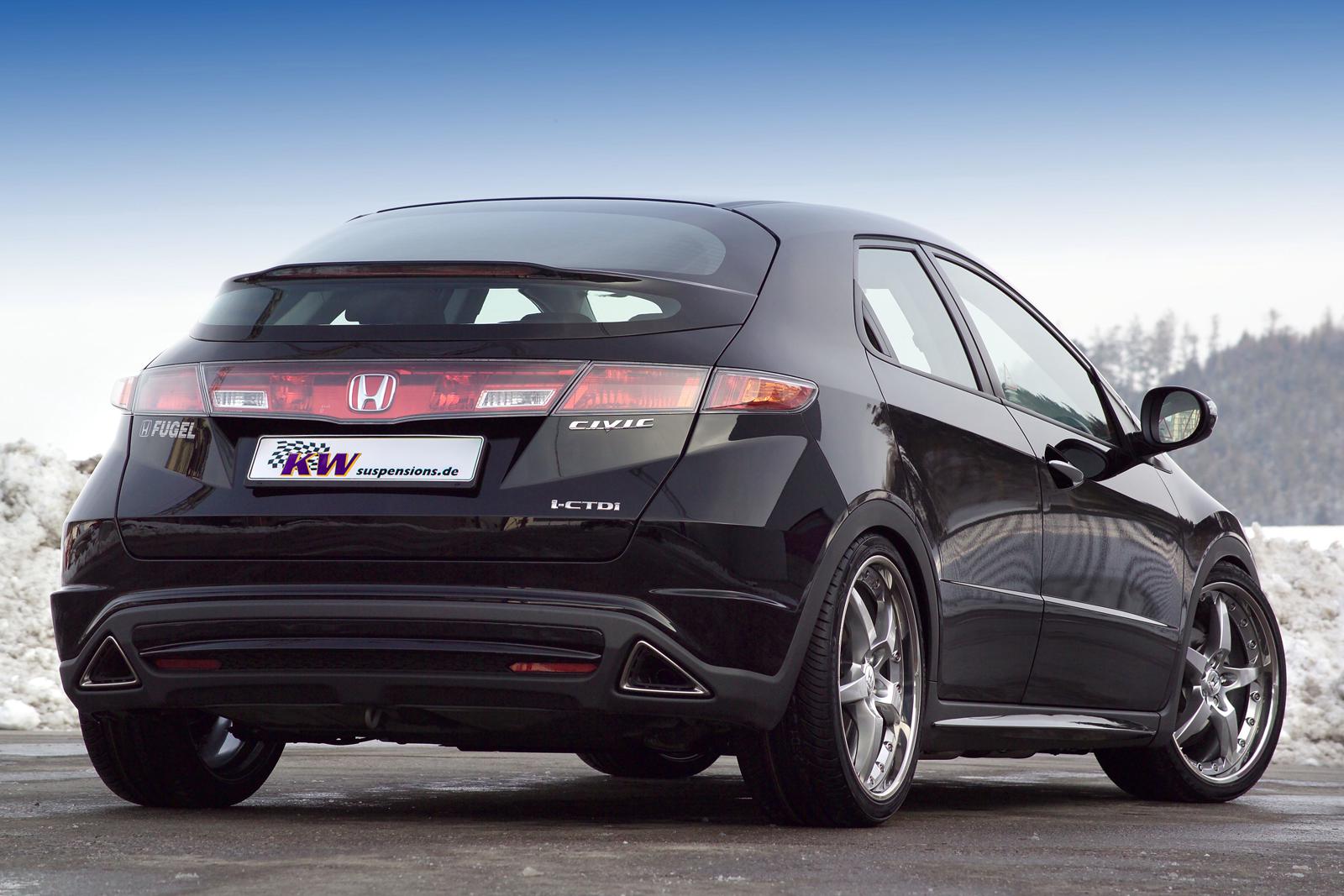 KW Coilover suspension V2 inox HONDA CIVIC VIII Hatchback (FN, FK) 09/2005- (15250017)