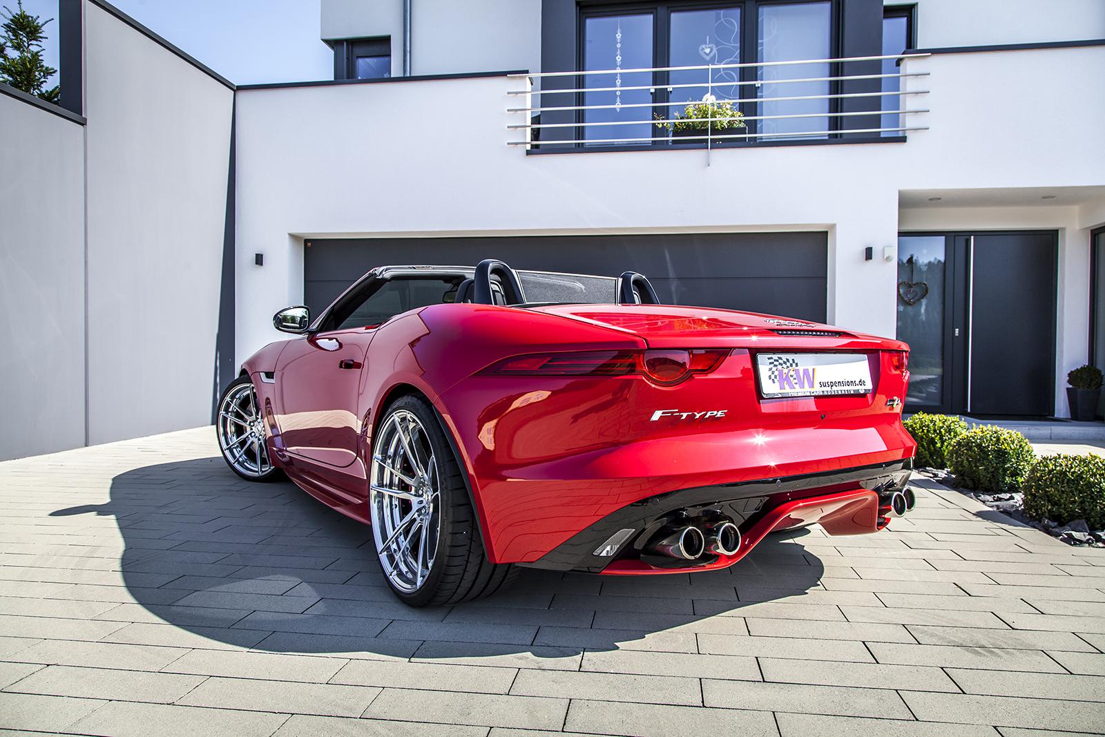 KW Coilover suspension V3 inox JAGUAR F-TYPE Coupe (X152) 09/2013-
