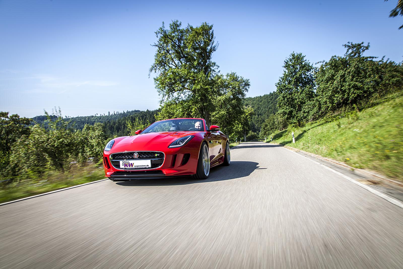 KW Coilover suspension V3 inox JAGUAR F-TYPE Coupe (X152) 09/2013-