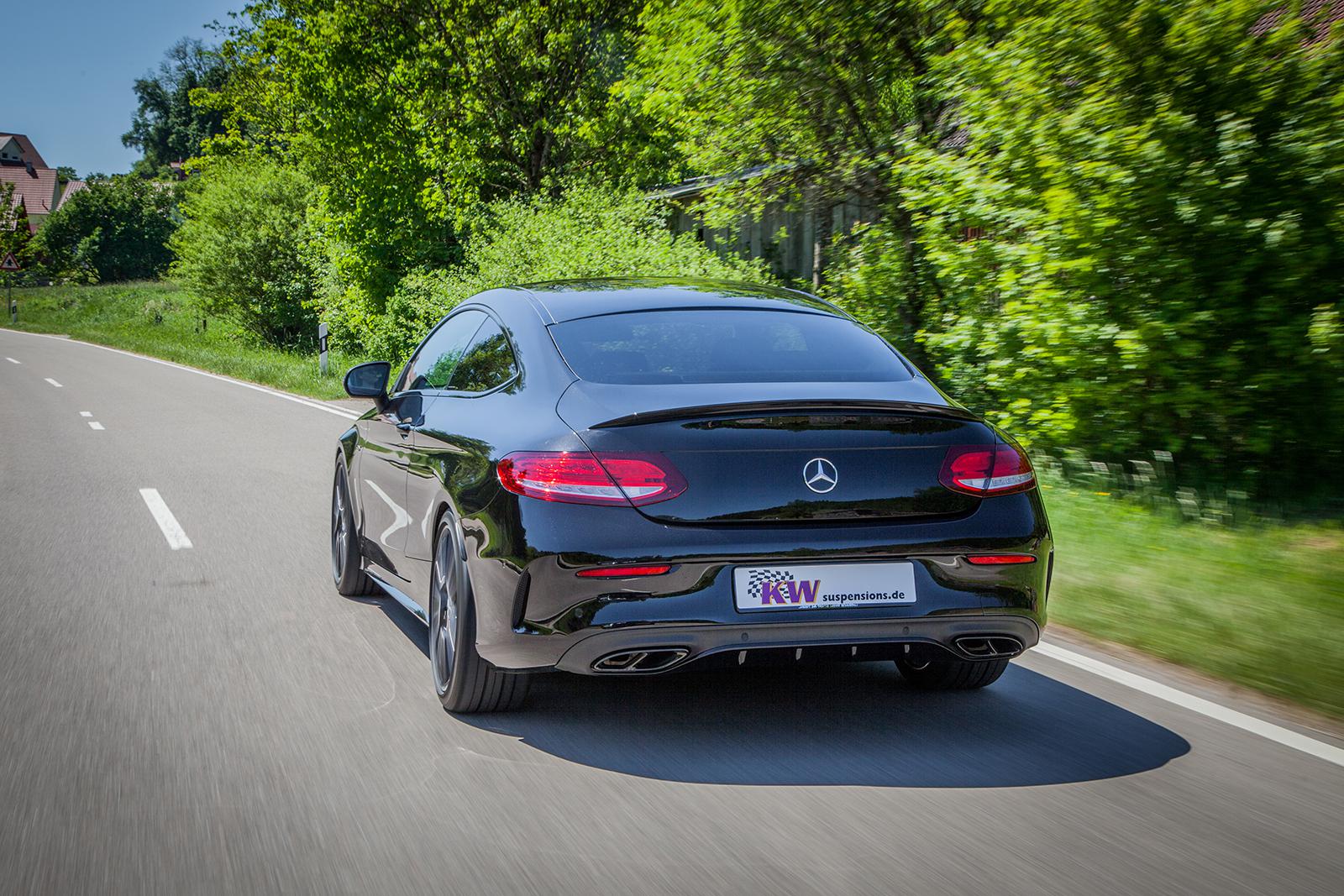 KW Coilover suspension V3 inox (incl. deactivation for electronic dampers) MERCEDES-BENZ C-CLASS (W205) 07/2013-